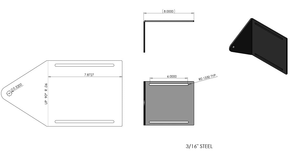 Universal Mounting Brackets (Set of 4)
