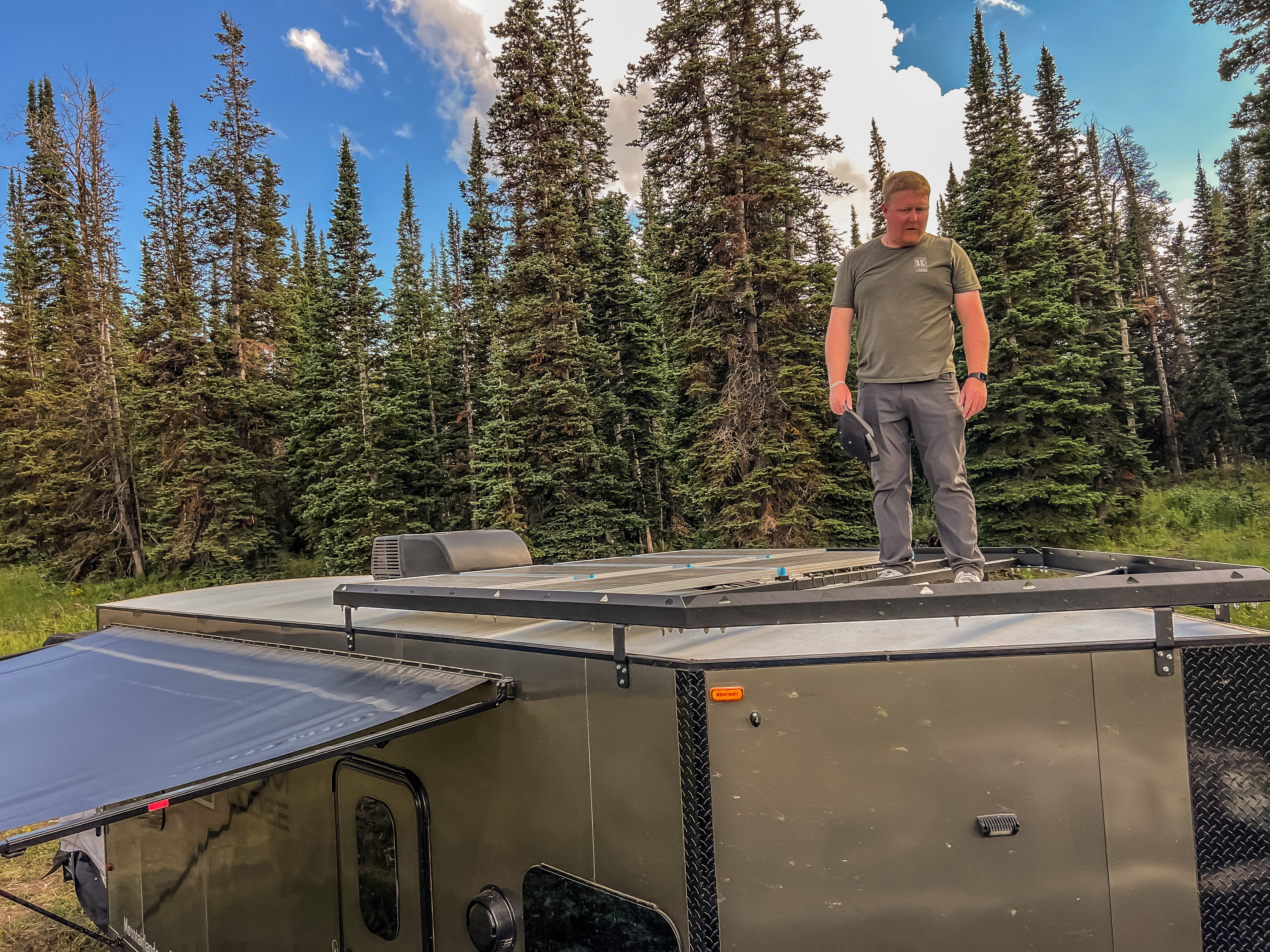 Roof rack and Ladder System for Trailers Team Lodge Outdoors