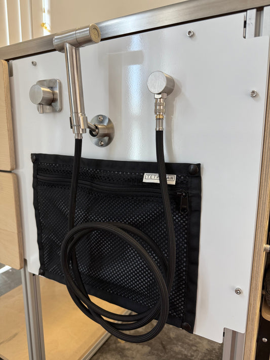 Stainless Steel RV and Marine Shower Port System