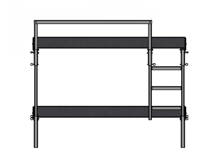 Double Safety Railing Double Bunk Safety Railing – Team Lodge Outdoors